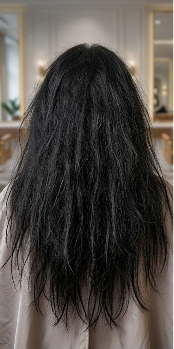 Thick and resistant to smooth, before