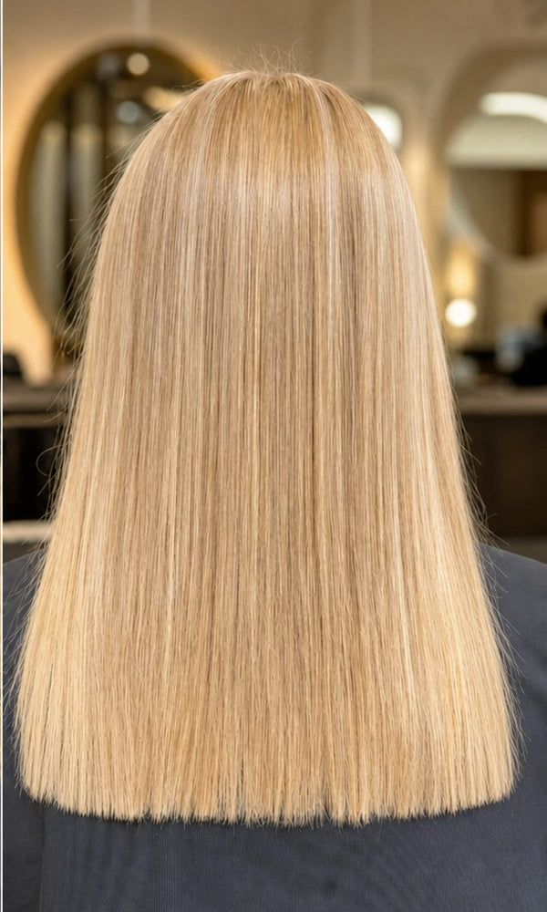 Bleached and dry to strong and smooth, after
