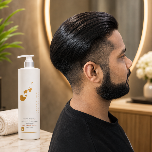 Keratin Hair Straightening for Men