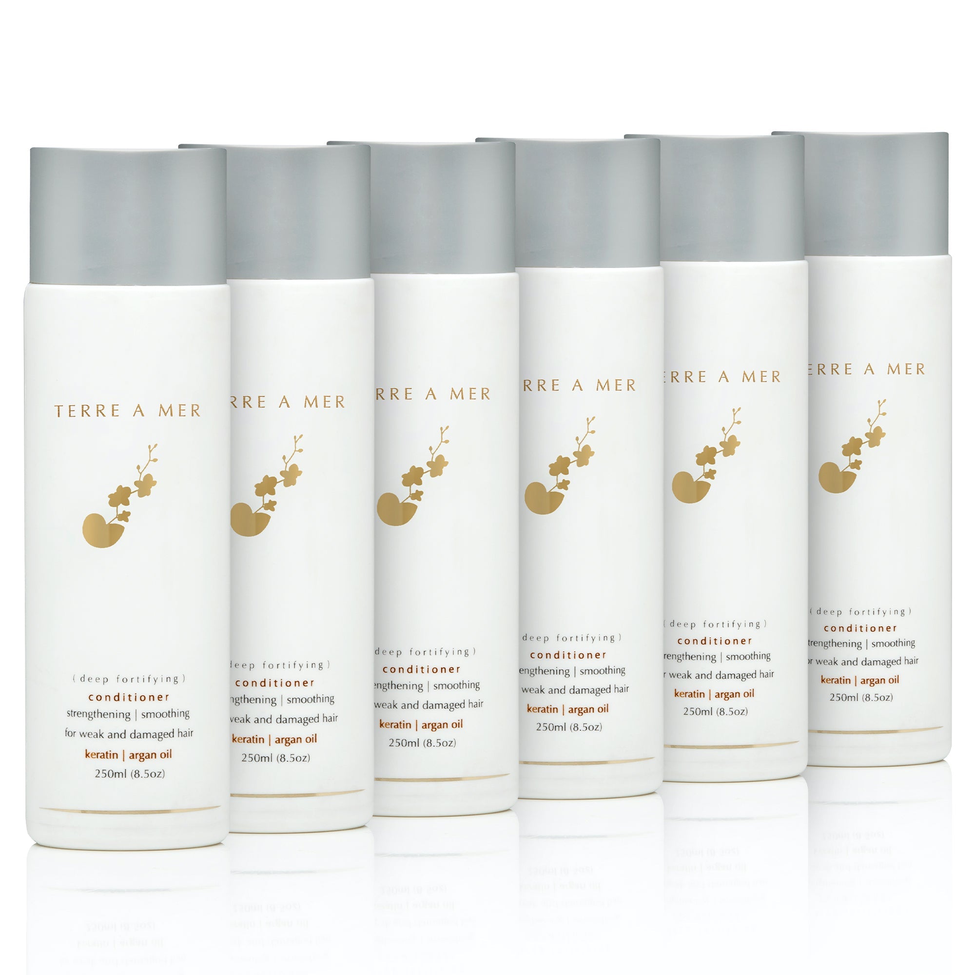 Deep Fortifying Keratin/Argan Oil Conditioner 250ml - Keratin &amp; Nanoplasty SAFE - Terreamer