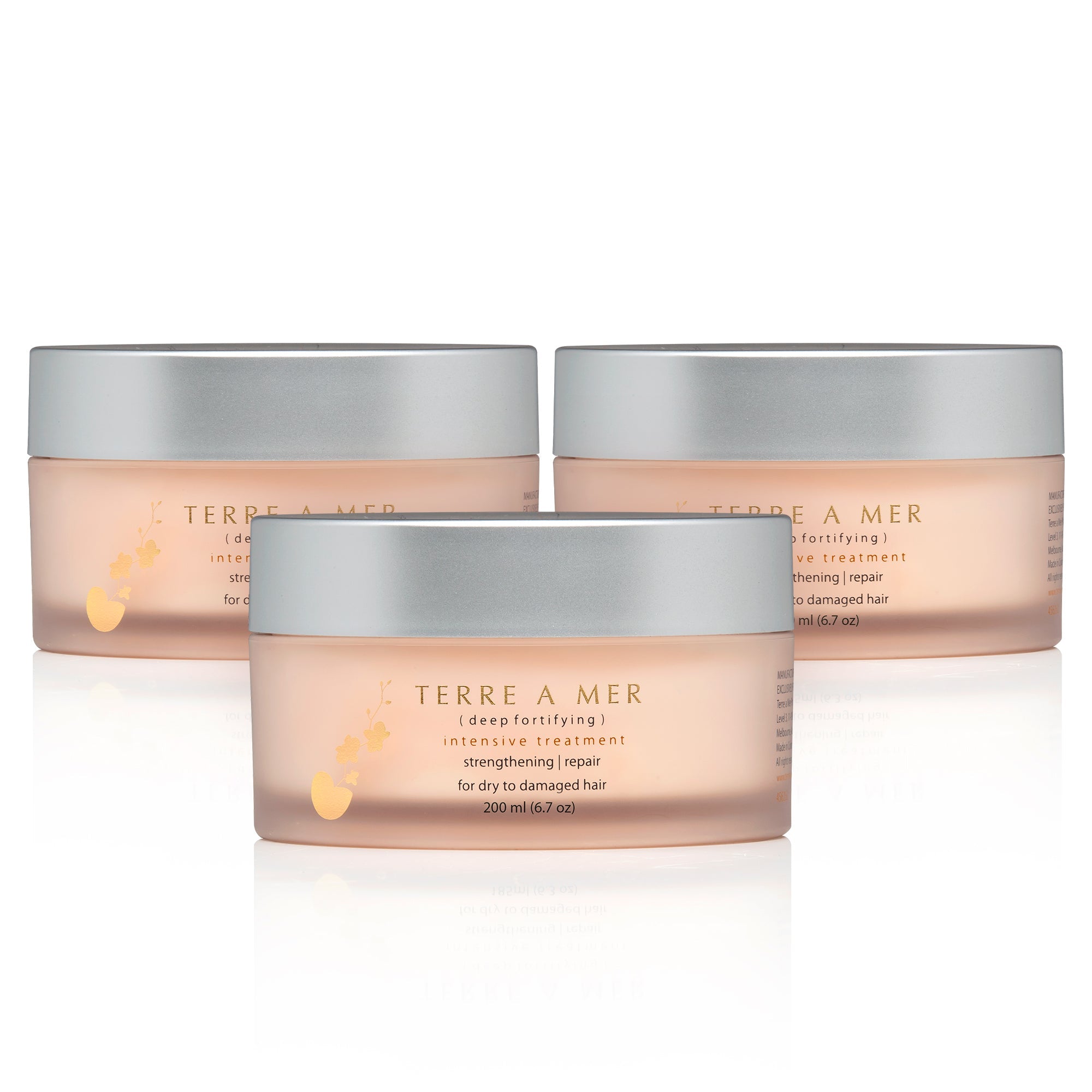 Deep Fortifying Keratin/Argan Oil Intensive Treatment 200ml - Keratin & Nanoplasty SAFE - Terreamer