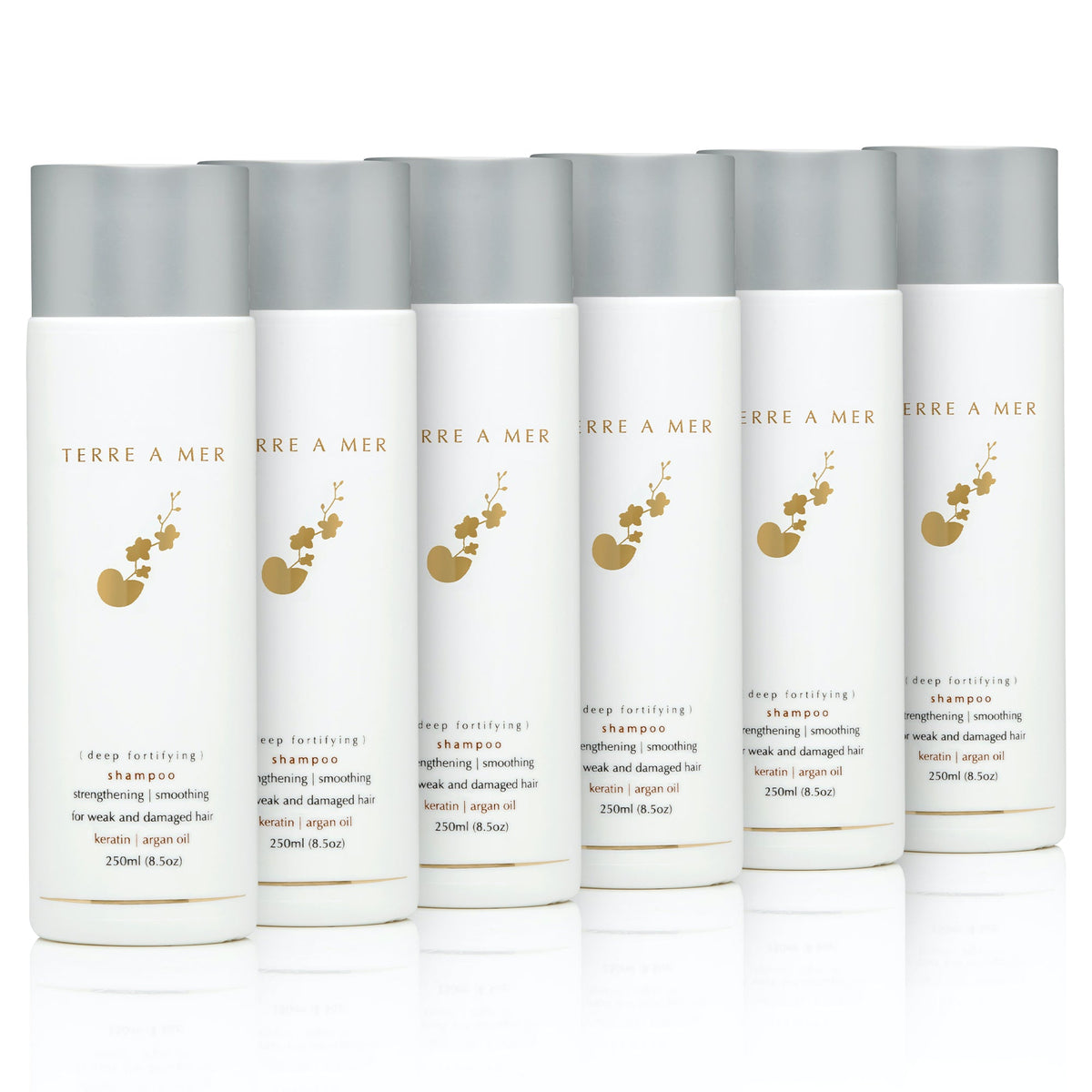 Deep Fortifying Keratin/Argan Oil Shampoo 250ml - Keratin &amp; Nanoplasty SAFE - Terreamer