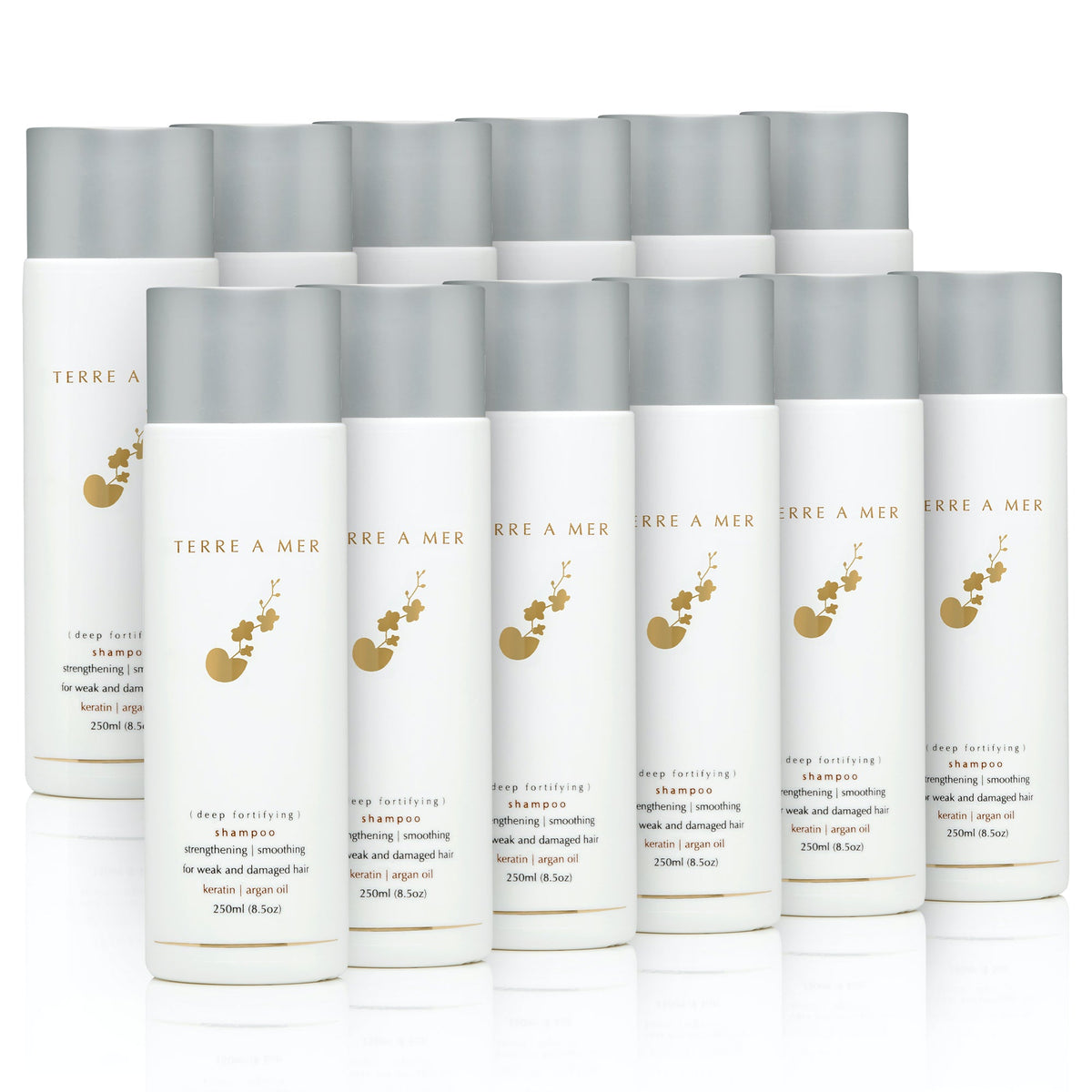 Deep Fortifying Keratin/Argan Oil Shampoo 250ml - Keratin &amp; Nanoplasty SAFE - Terreamer