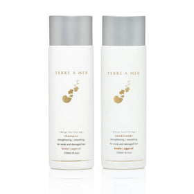 Deep Fortifying Shampoo & Conditioner 250ml Bundle - Keratin & Nanoplasty SAFE - Terreamer