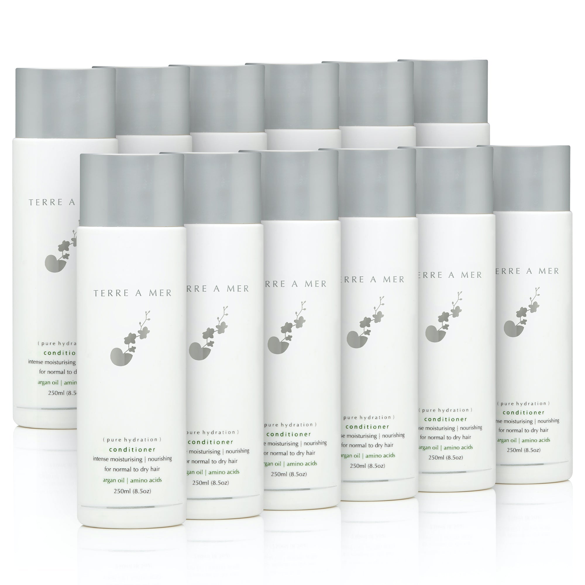 Pure Hydration Amino Acid/Argan Oil Conditioner 250ml - Keratin &amp; Nanoplasty SAFE - Terreamer