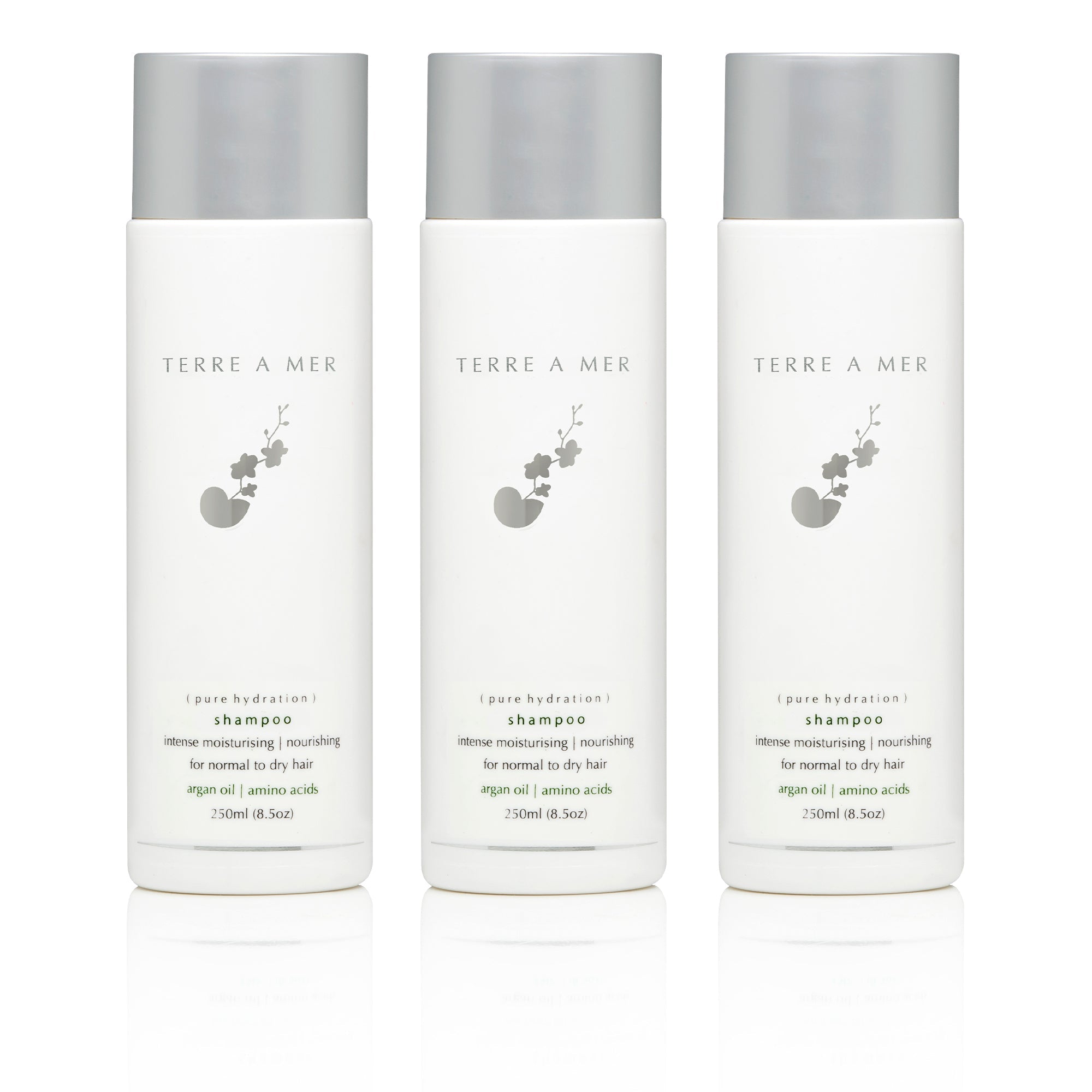 Pure Hydration Amino Acid/Argan Oil Shampoo 250ml - Keratin & Nanoplasty SAFE - Terreamer