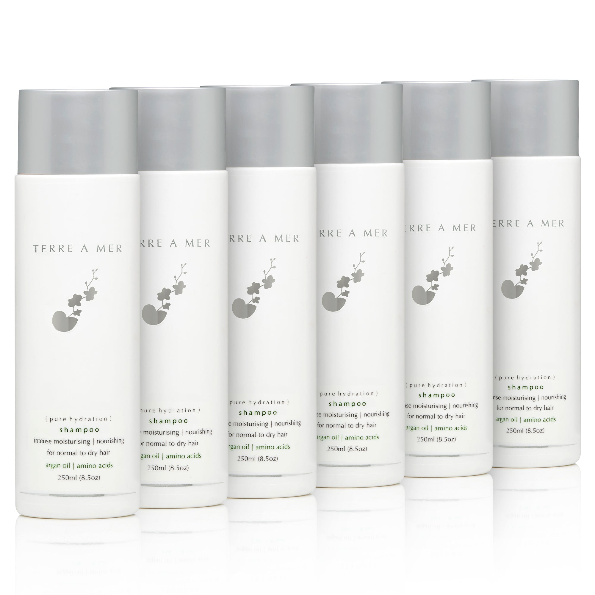 Pure Hydration Amino Acid/Argan Oil Shampoo 250ml - Keratin &amp; Nanoplasty SAFE - Terreamer